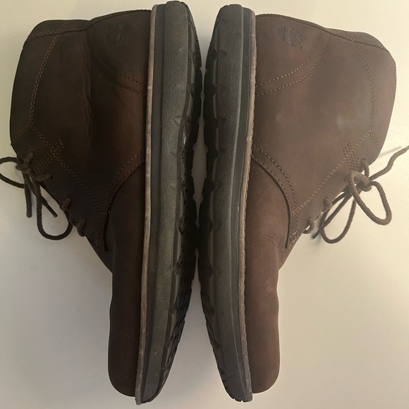 Timberland Edgemont Chukka Ankle Boots Brown Suede Lace Up - Picture 10 of 14